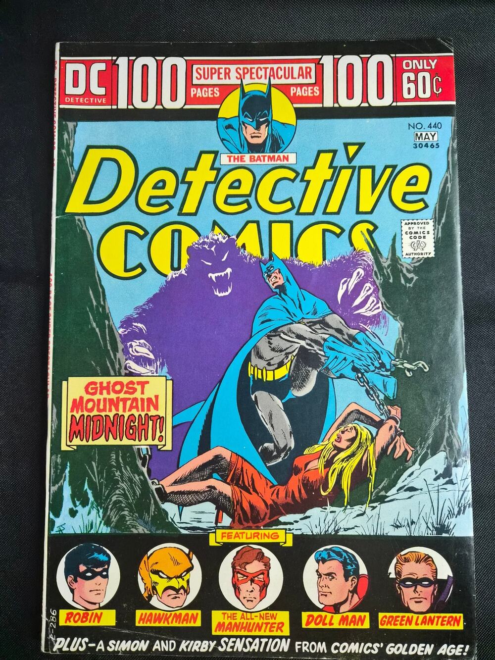 Detective Comics #440 (05/74) 100 Pg Super Spectacular Jim Aparo Cover FN+ DC